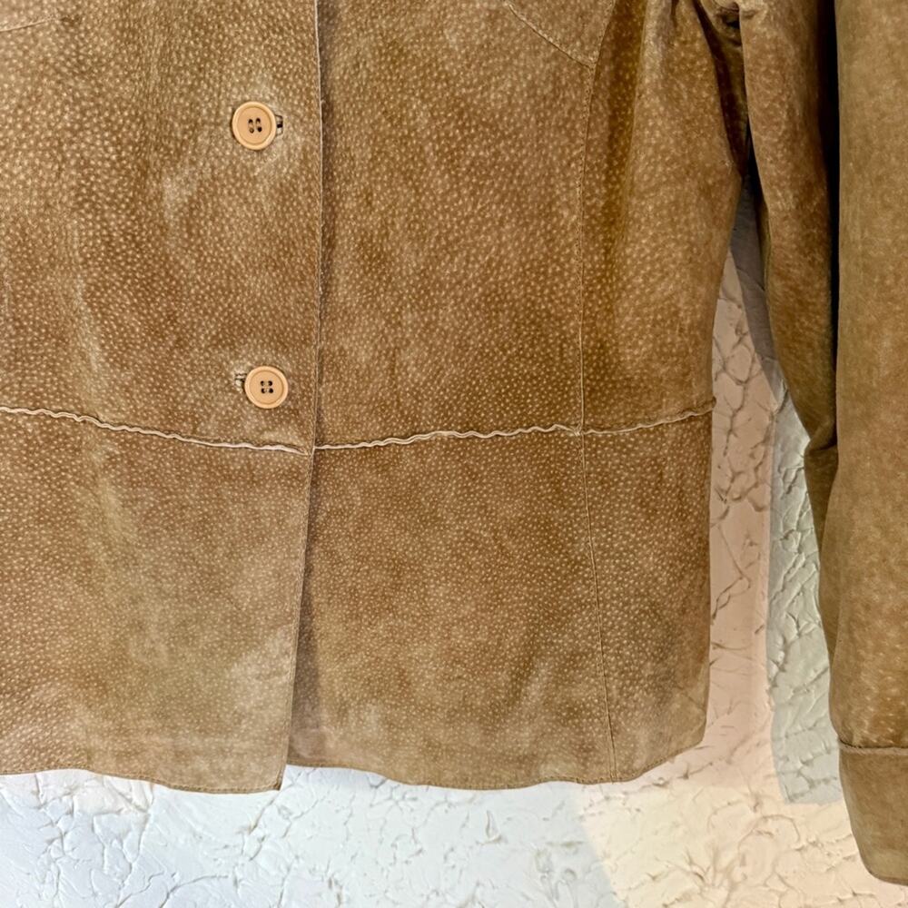 Vintage Brandon Thomas Tan Suede Blazer - Picture 3 of 15